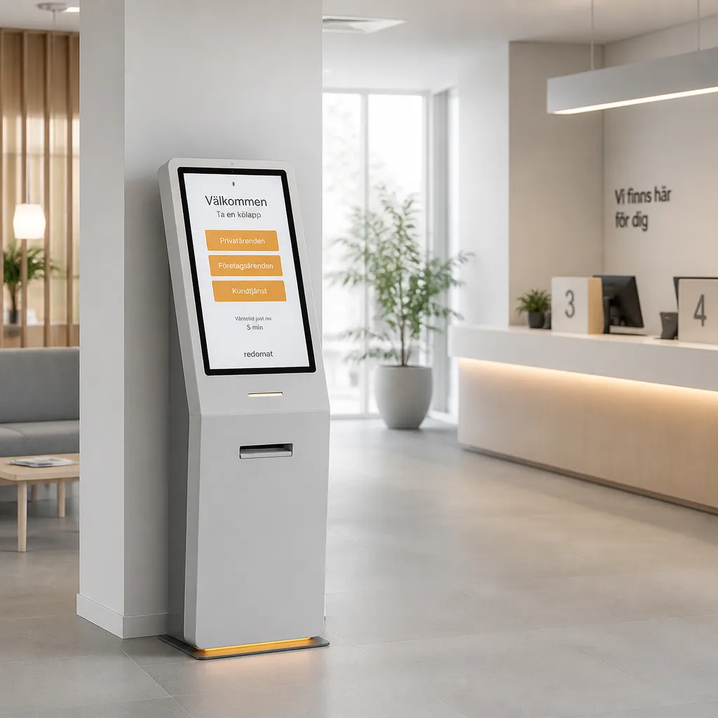 Stojeći interaktivni kiosk za redomat sisteme