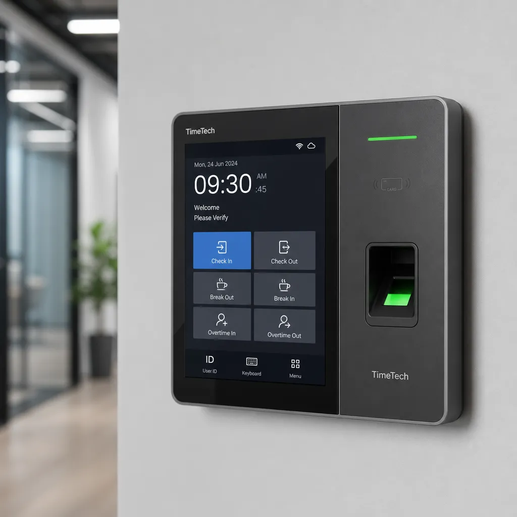 Biometrijski i kartični terminal za evidenciju radnog vremena